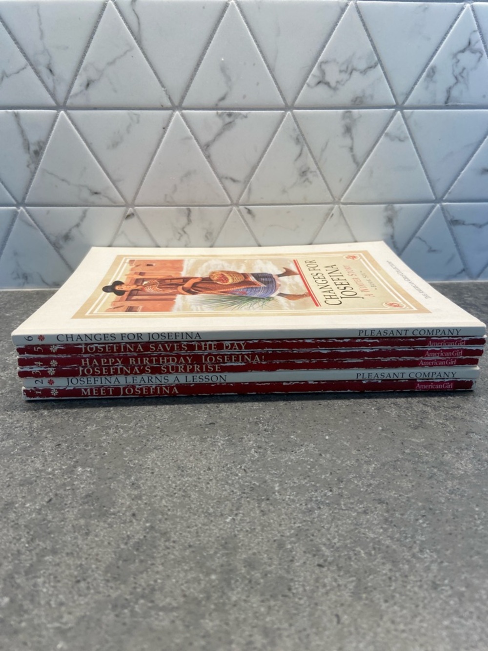American Girl Josefina Chapter 6 Book Set in Red